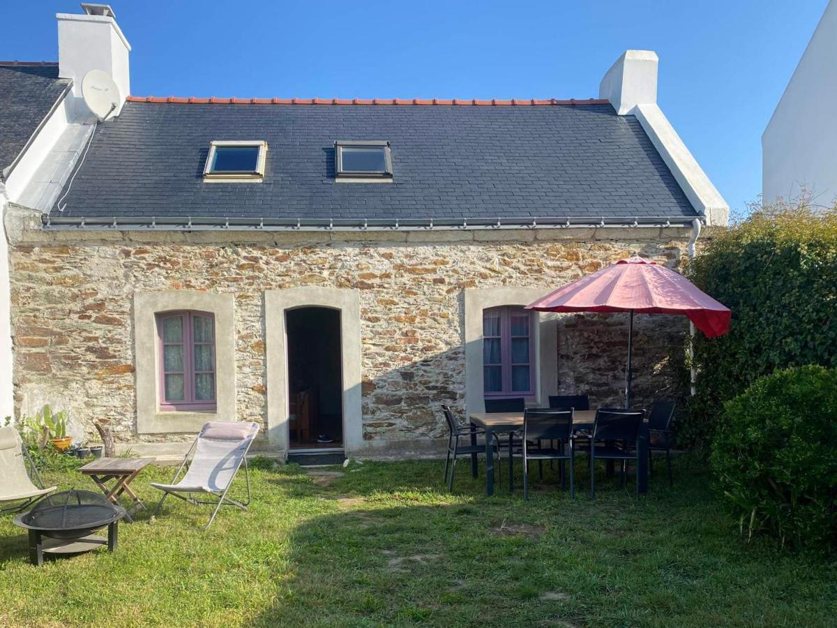 Charmante Maison En Pierre Avec Jardin A Bangor, A 1500 M De La Plage De Vazen - Fr-1-418-157 外观 照片